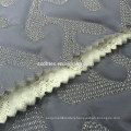 100% polyester quilting embroidered fabric for winter coat